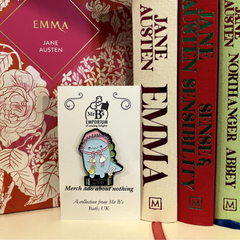 Mr B's "Jane Austen Puddle" Pin Badge - Image 2
